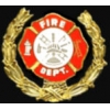 FIRE DEPARTMENT LAUREL PIN